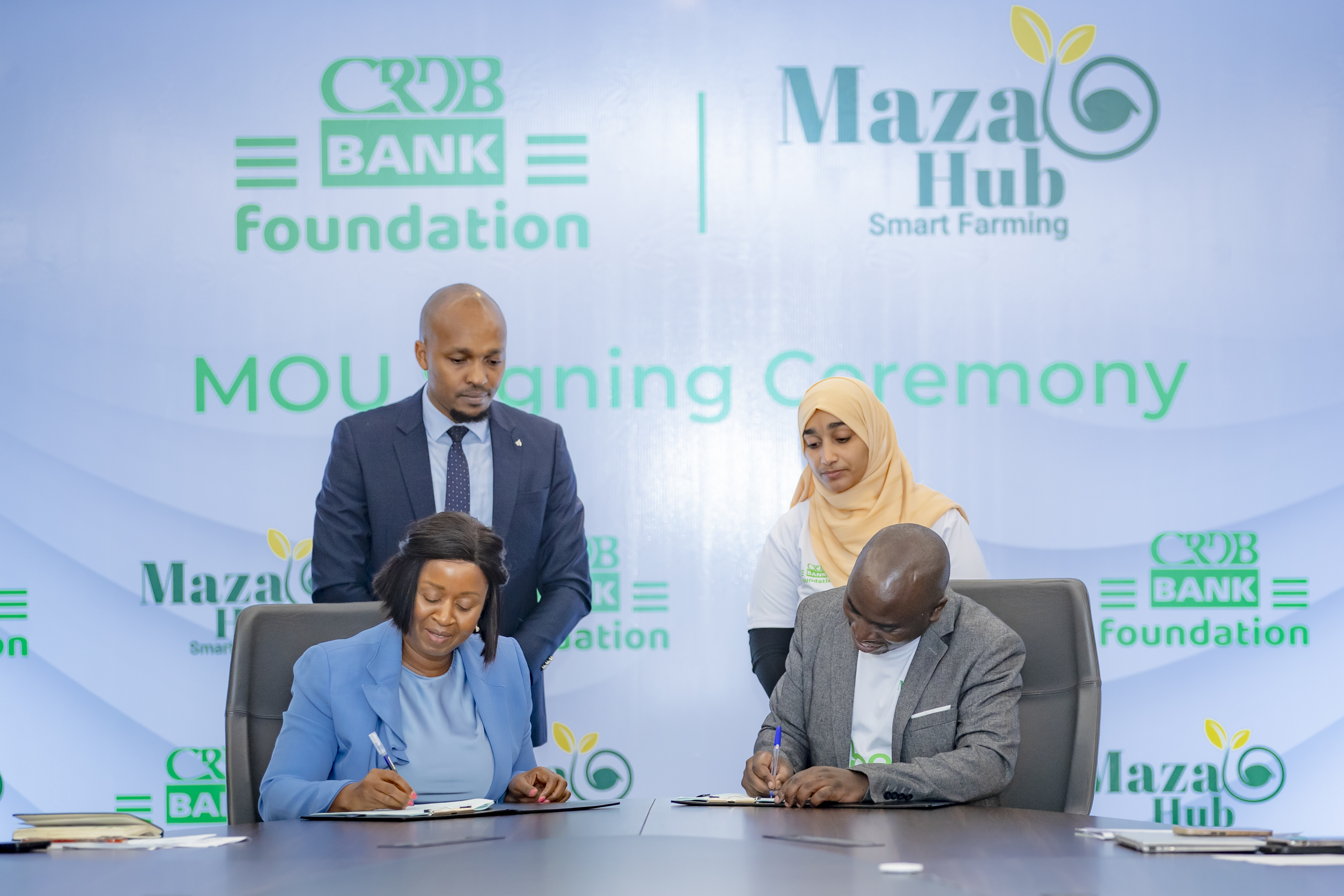 A Historic Partnership: MazaoHub x CRDB Foundation